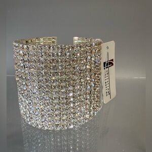 Rhinestone Cuff Bracelet